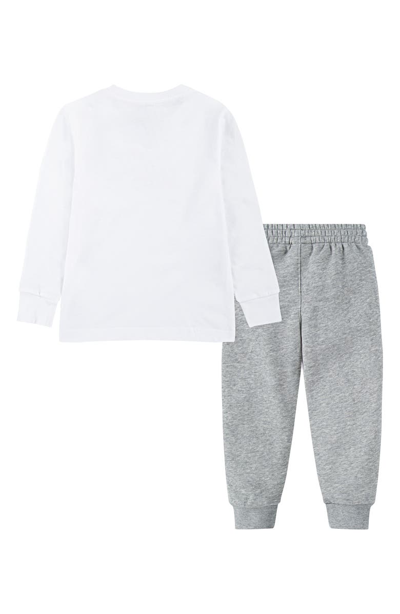 Nike Kids' Just Do It Sweatshirt & Joggers Set, Alternate, color, Dark Grey Heater