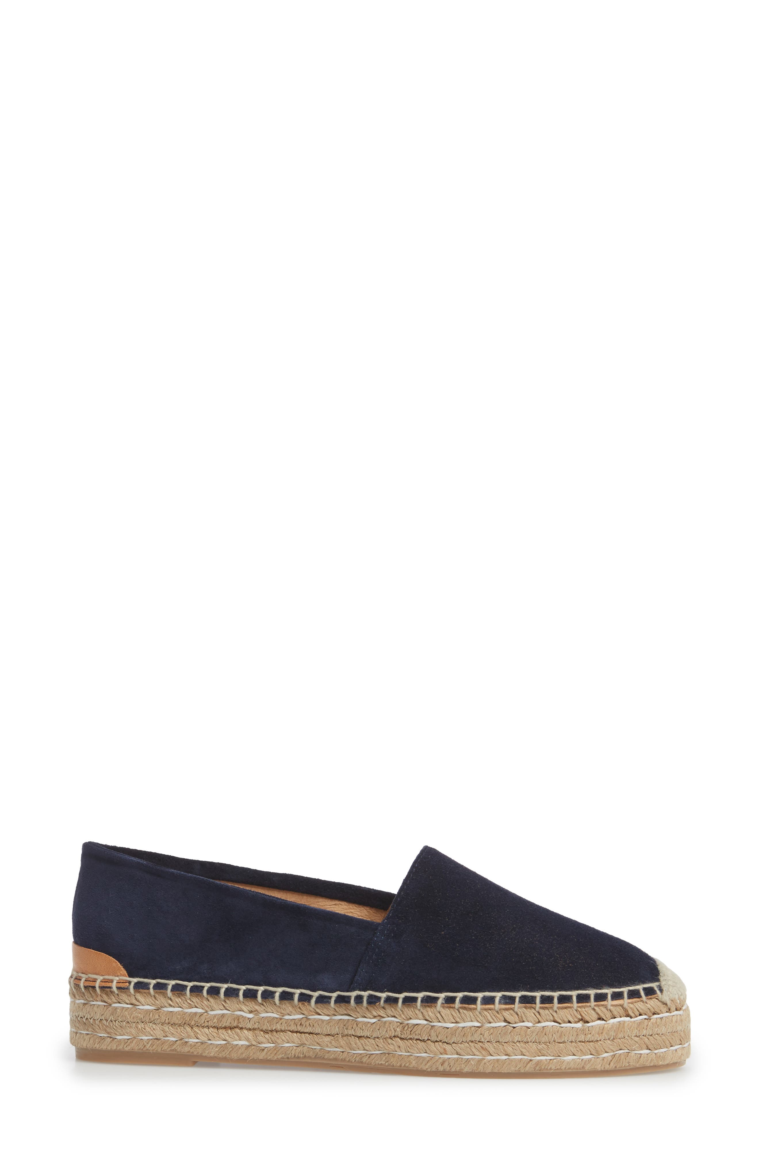Abigail Espadrille Slip-On, Alternate, color, NAVY LEATHER
