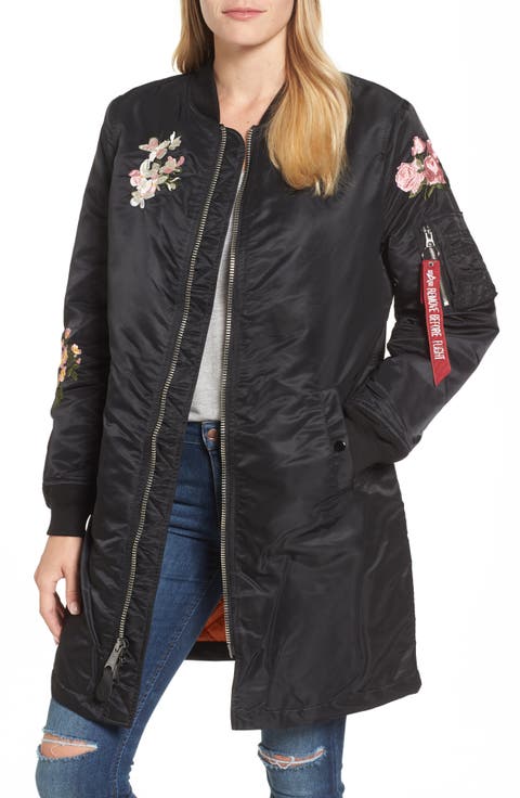 Long Souvenir Illusion MA-1 Jacket