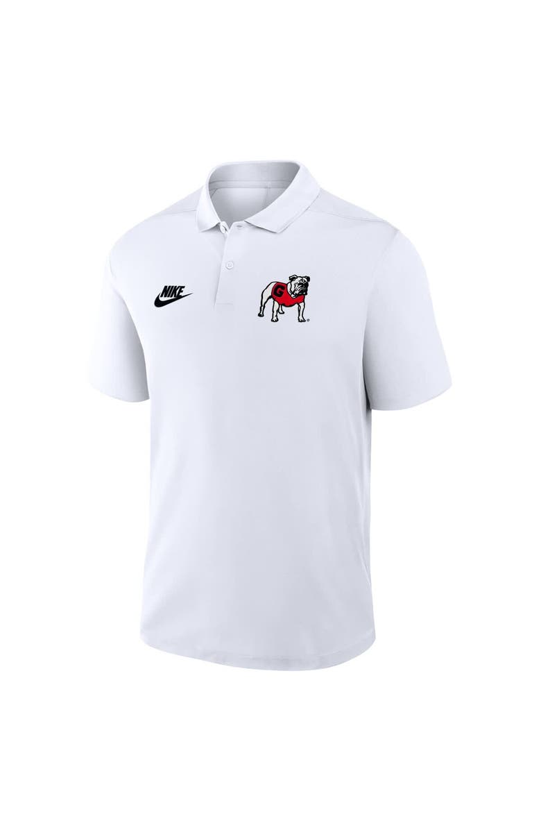 Nike Men's Nike White Georgia Bulldogs Primetime Victory Legacy Vault Logo Performance Polo, Alternate, color, White