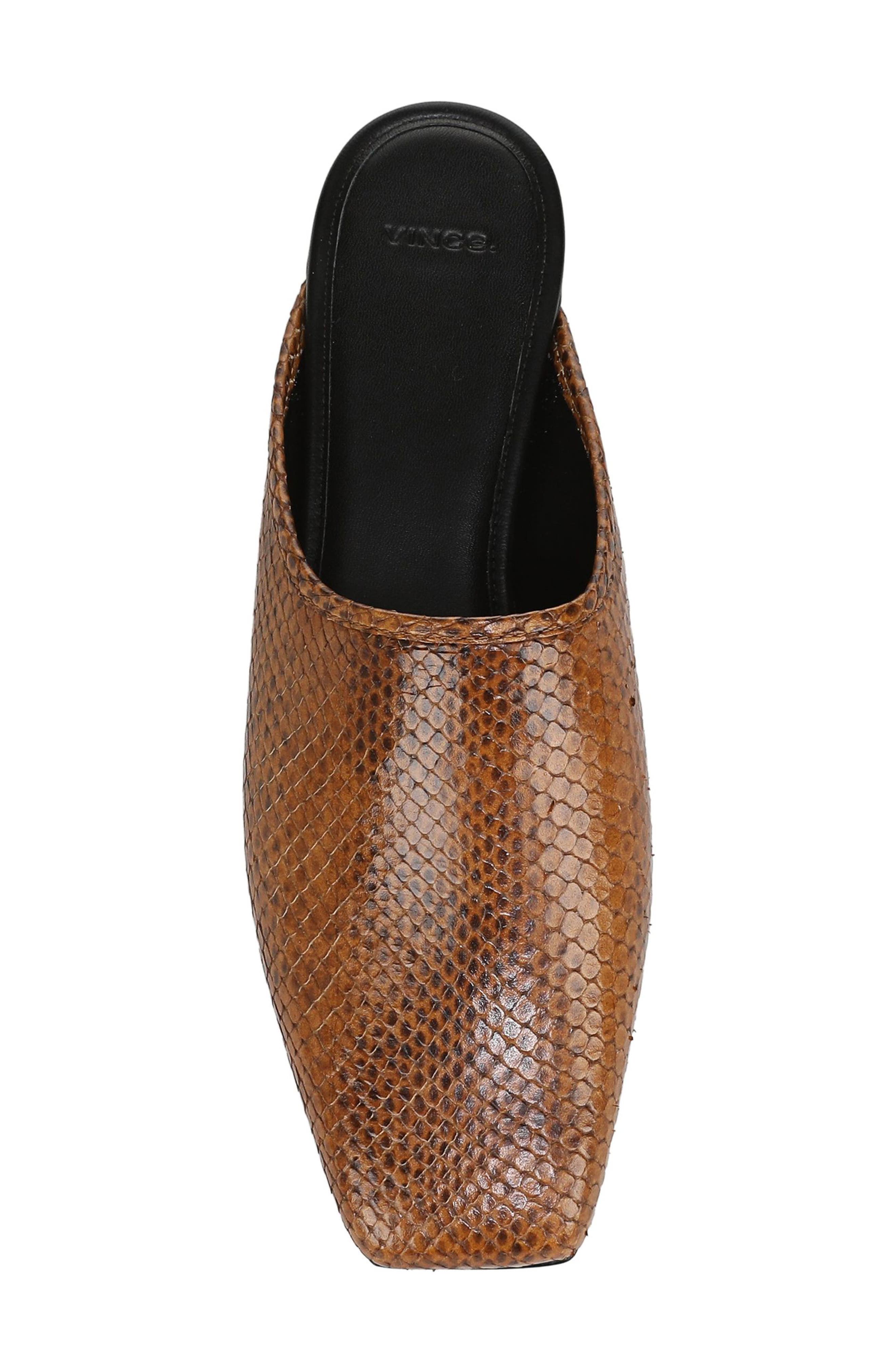 Dakota II Mule, Alternate, color, HONEY BROWN SNAKE PRINT