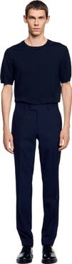 SANDRO Suit Trousers In Wool