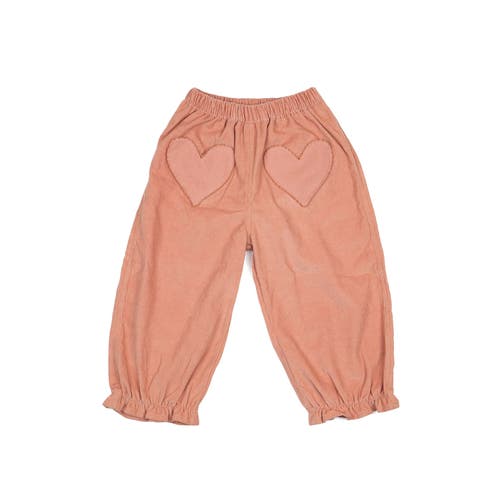 Wild Wawa Heart Pocket Pants In Pink