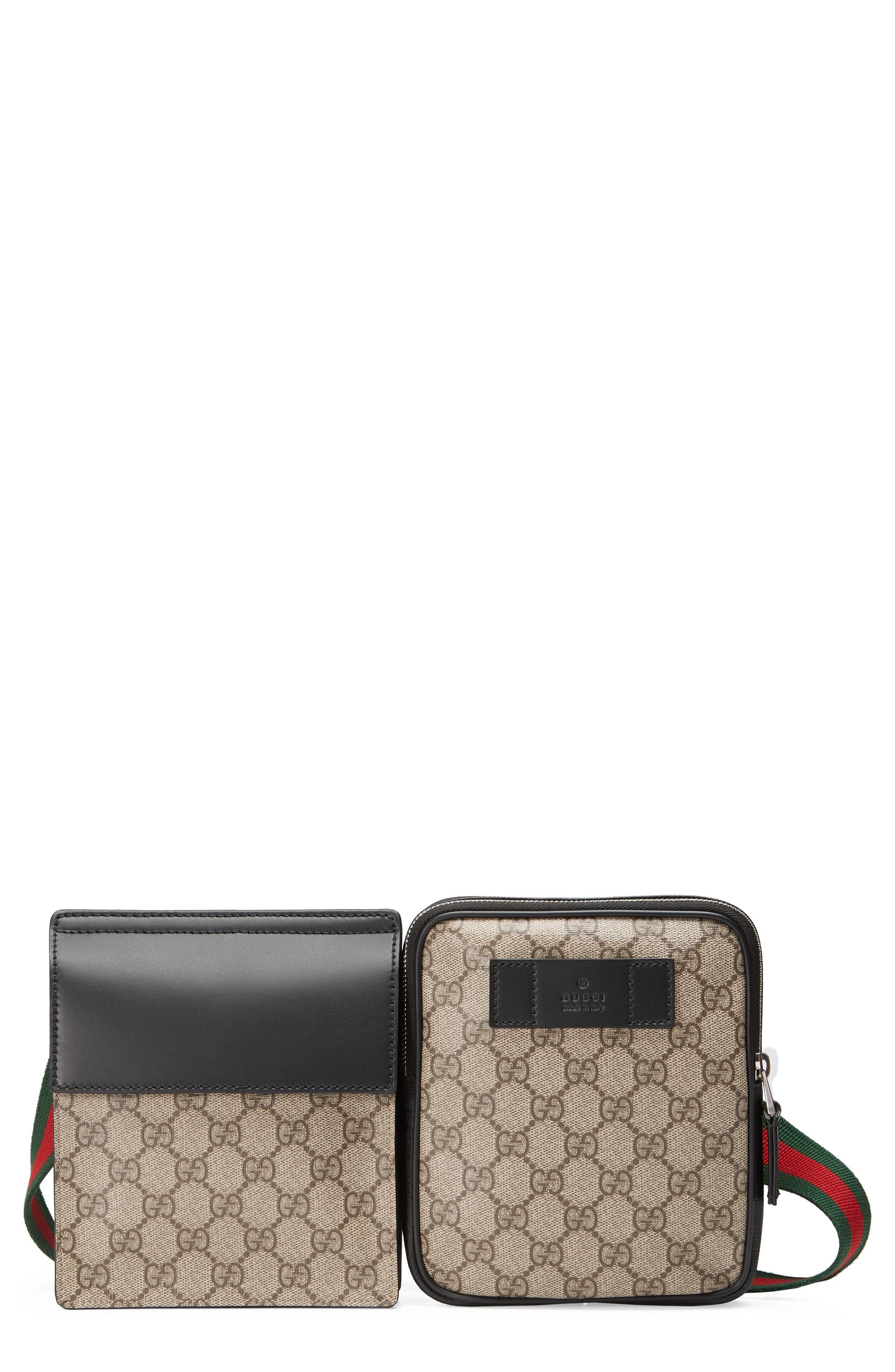 Band Belt Bag, Main, color, BEIGE MULTI
