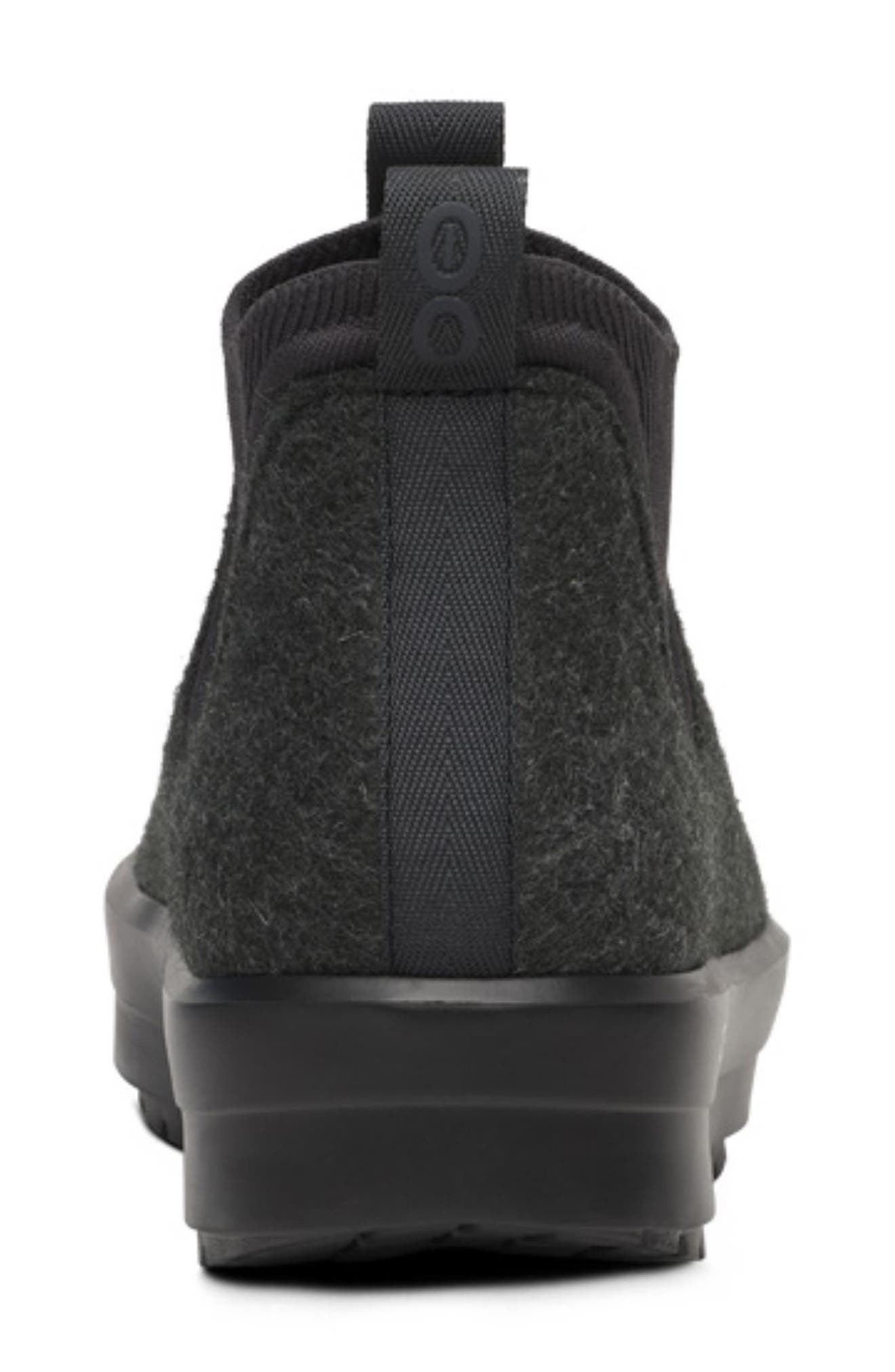 Oofos OOmega Londoner Boot, Alternate, color, Black