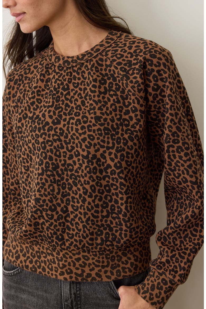 Cloud 9 Fleece Leopard Print Sweatshirt, Alternate, color, LEOPARD