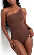 Noody Seamless Forming One Shoulder Bodysuit