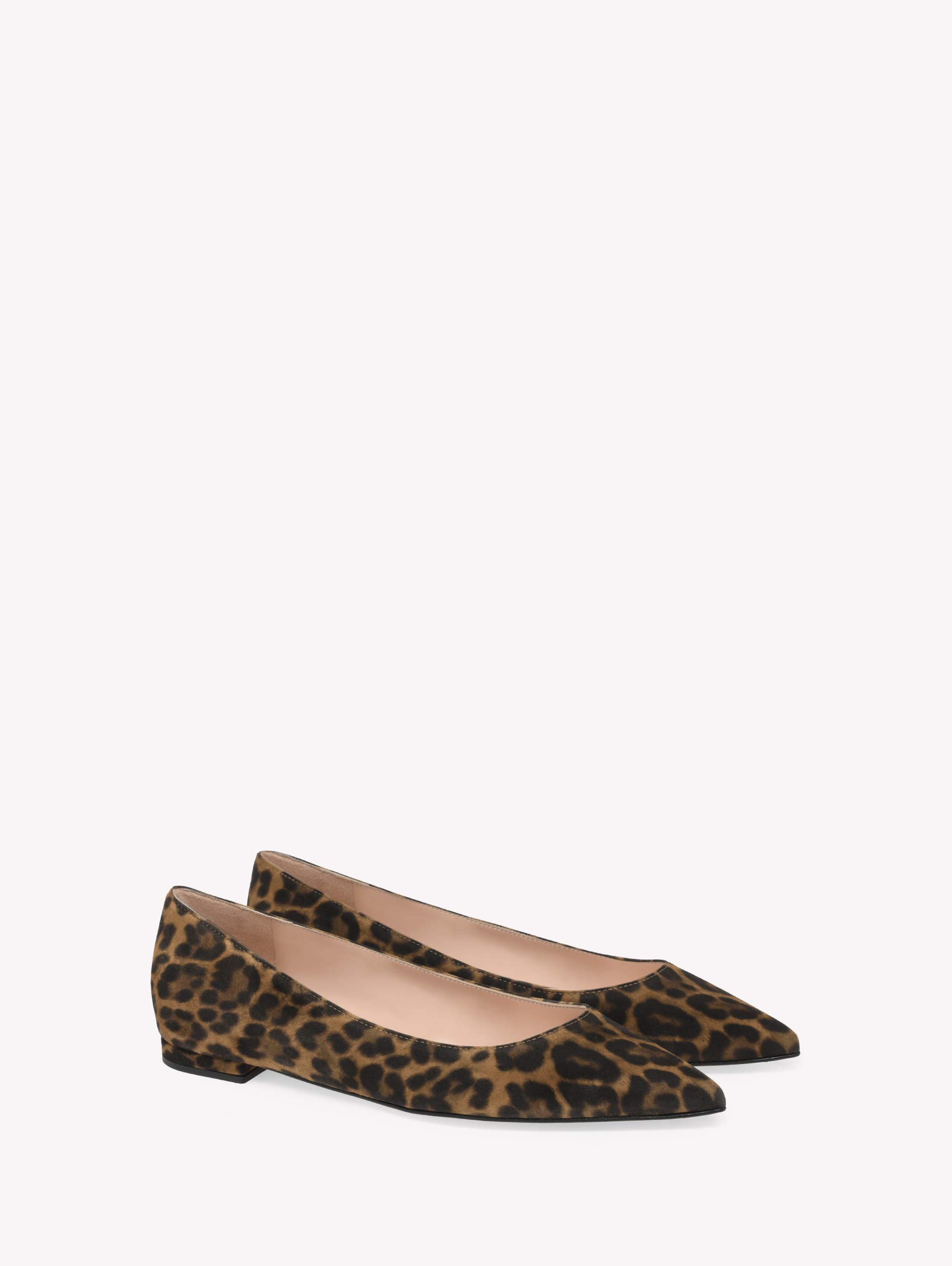 Gianvito Rossi Gianvito Flat, Alternate, color, Leopard Print Suede