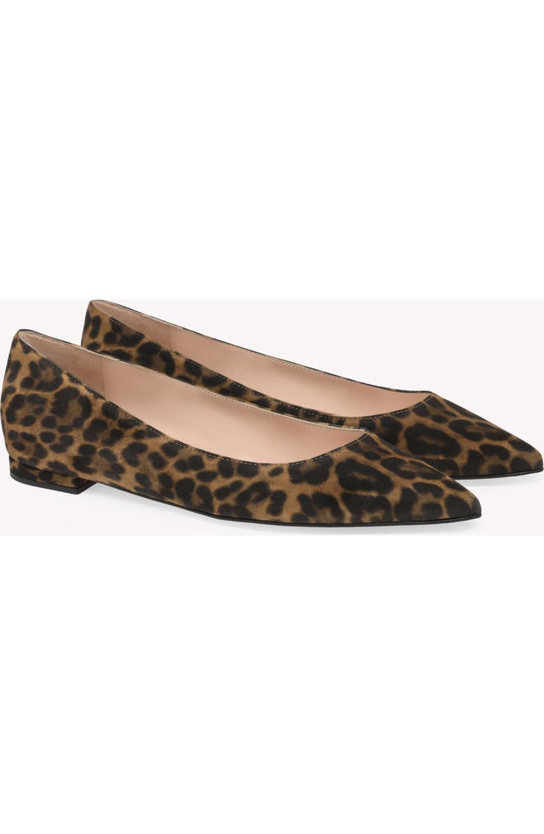 Gianvito Rossi Gianvito Flat, Alternate, color, Leopard Print Suede
