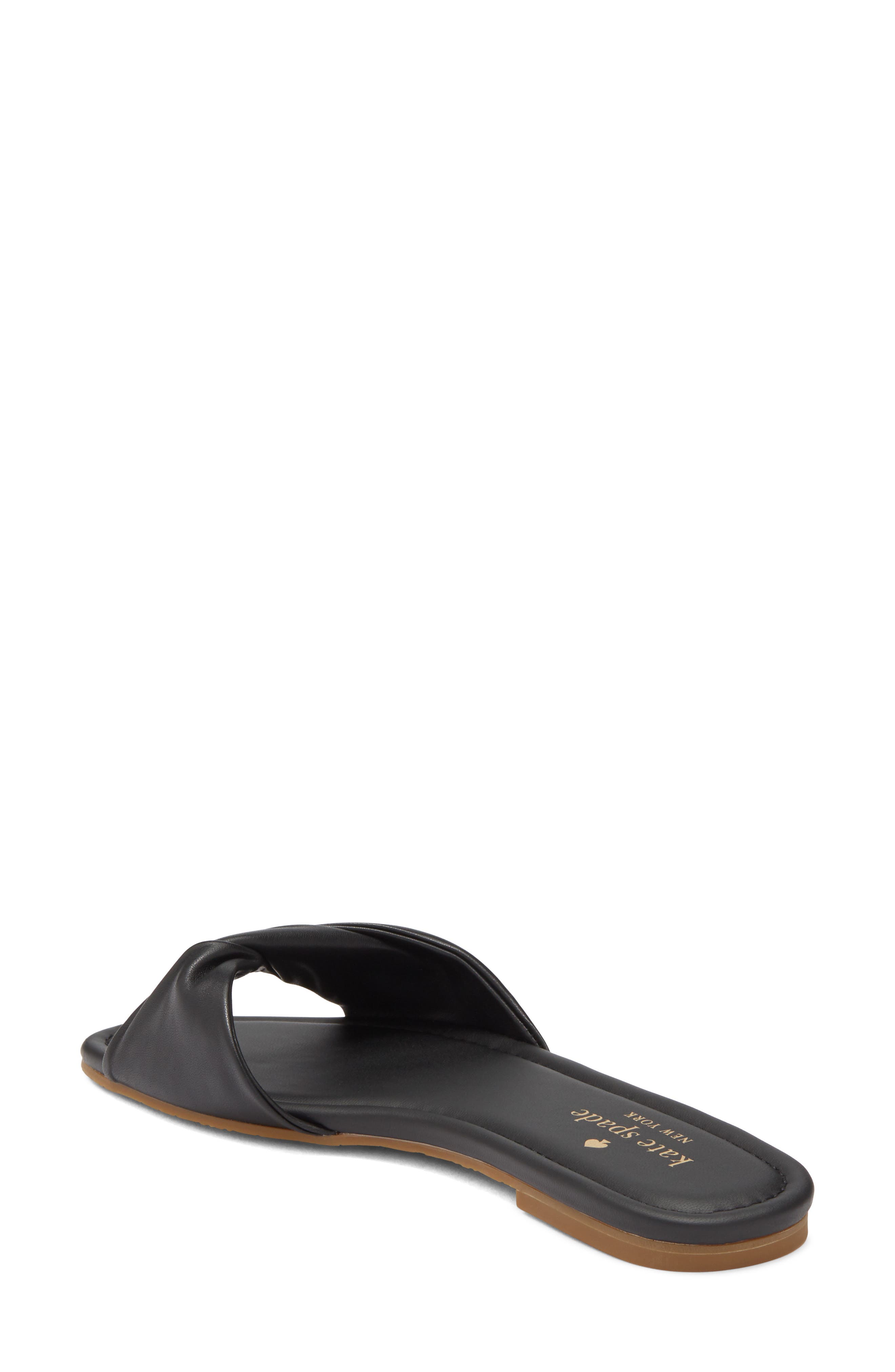 Kate Spade New York miley slide sandal, Alternate, color, Black