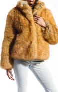 AZALEA WANG Faux Fur Coat