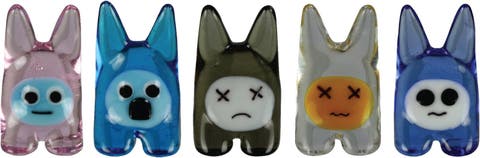 Buneez Glass World Miniature Glass Figurines 5 Pack