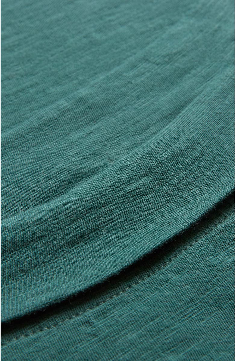 Celtic & Co. Sculpted Boat Neck Relaxed T-Shirt, Alternate, color, Teal