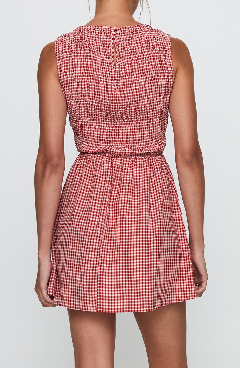 Princess Polly Winxie Shirred Sleeveless Minidress, Alternate, color, 