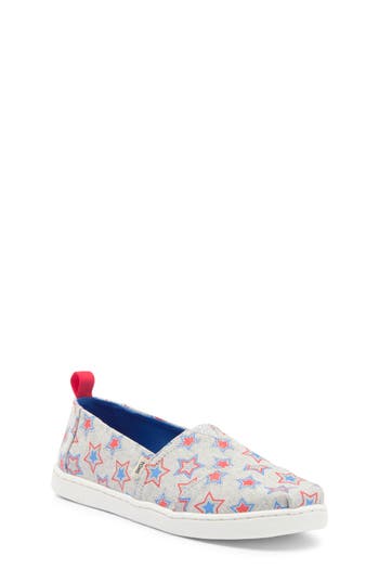 Toms Kids' Alpargata Resident Quilted Slip-on Sneaker In Grey