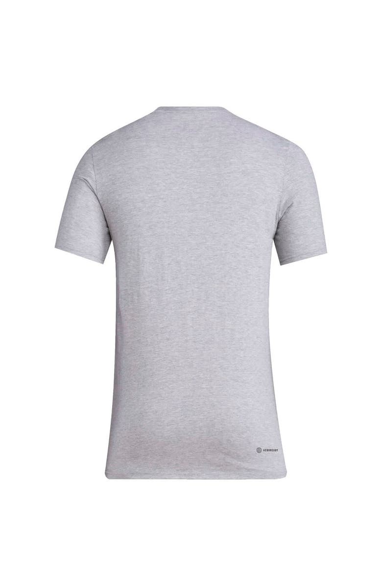 adidas Men's adidas Gray Indiana Hoosiers College Football Playoff 2025 National Champions AEROREADY Parade T-Shirt, Alternate, color, Gray