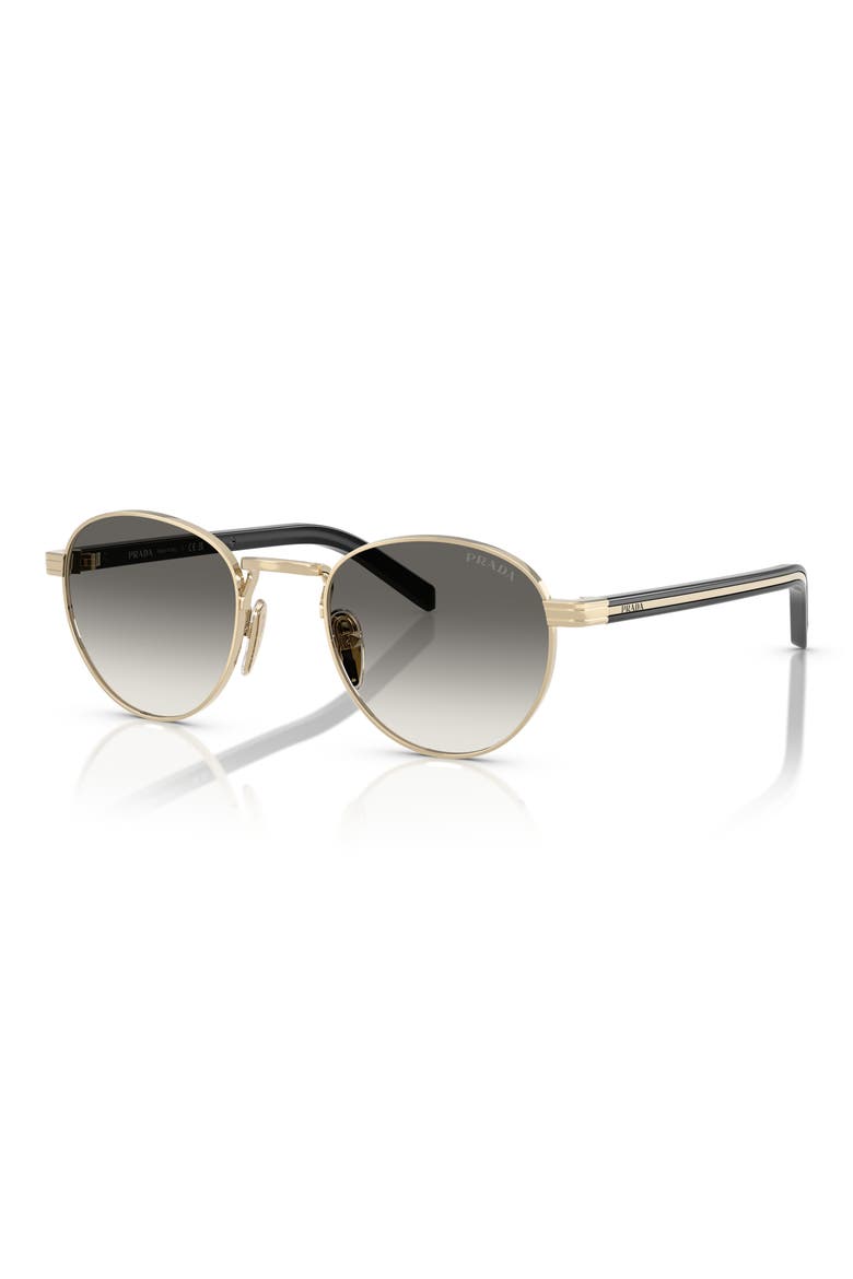 49mm Gradient Phantos Sunglasses, Alternate, color, PALE GOLD