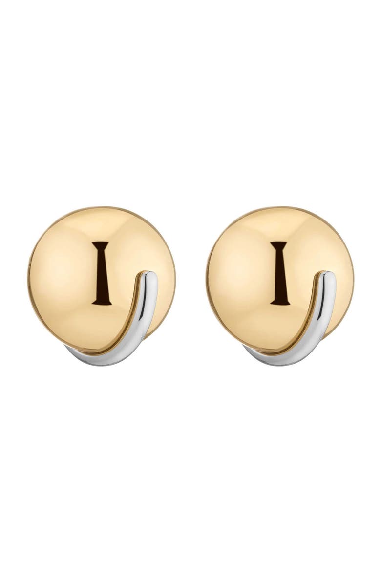Jane Two-Tone Oversize Stud Earrings, Main, color, TWO TONE