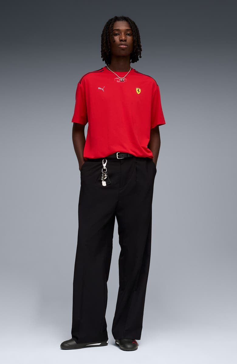 PUMA Scuderia Ferrari Cloudspun Performance T-Shirt, Alternate, color, Rosso Corsa