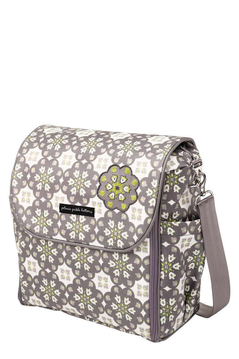 'Brocade' Diaper Bag, Main, color, MISTED MARSEILLE