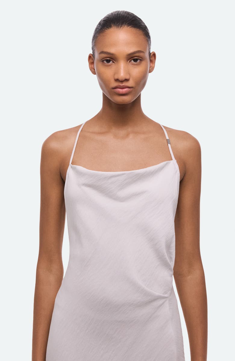 Helmut Lang Scarf Hem Knot Slipdress, Alternate, color, Ice