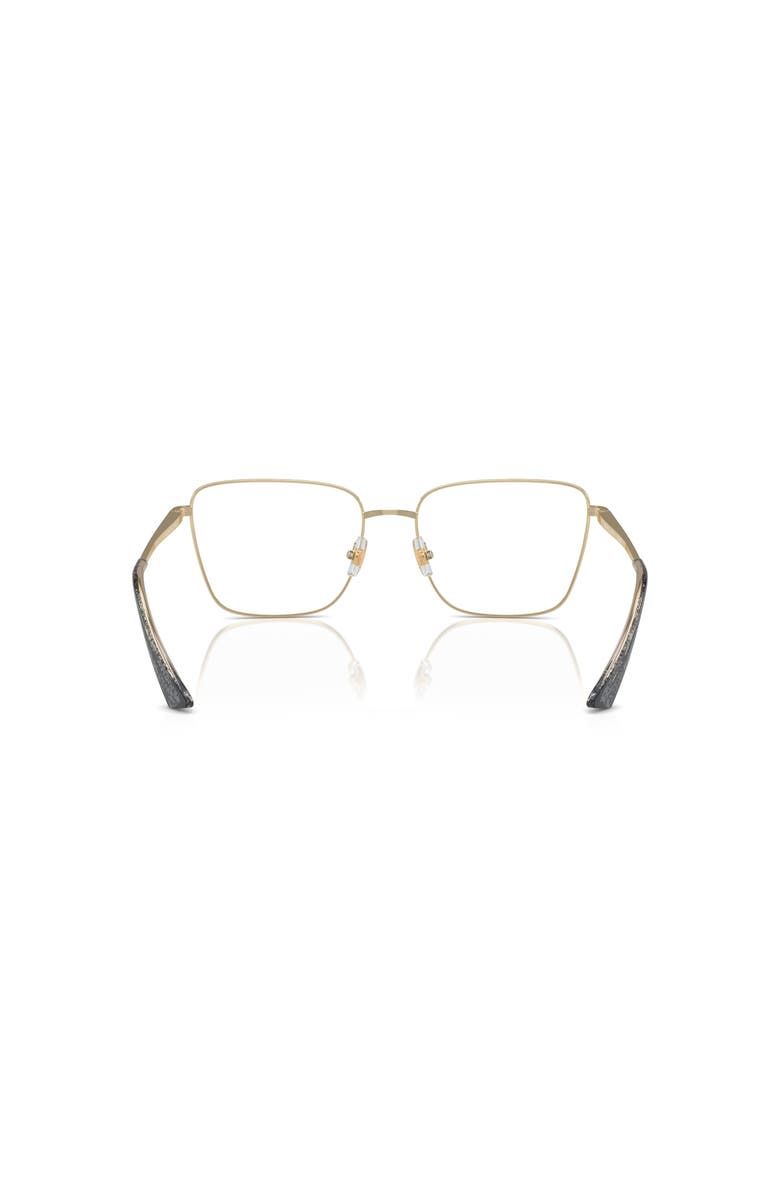 Jimmy Choo 53mm Rectangle optical glasses, Alternate, color, Gold