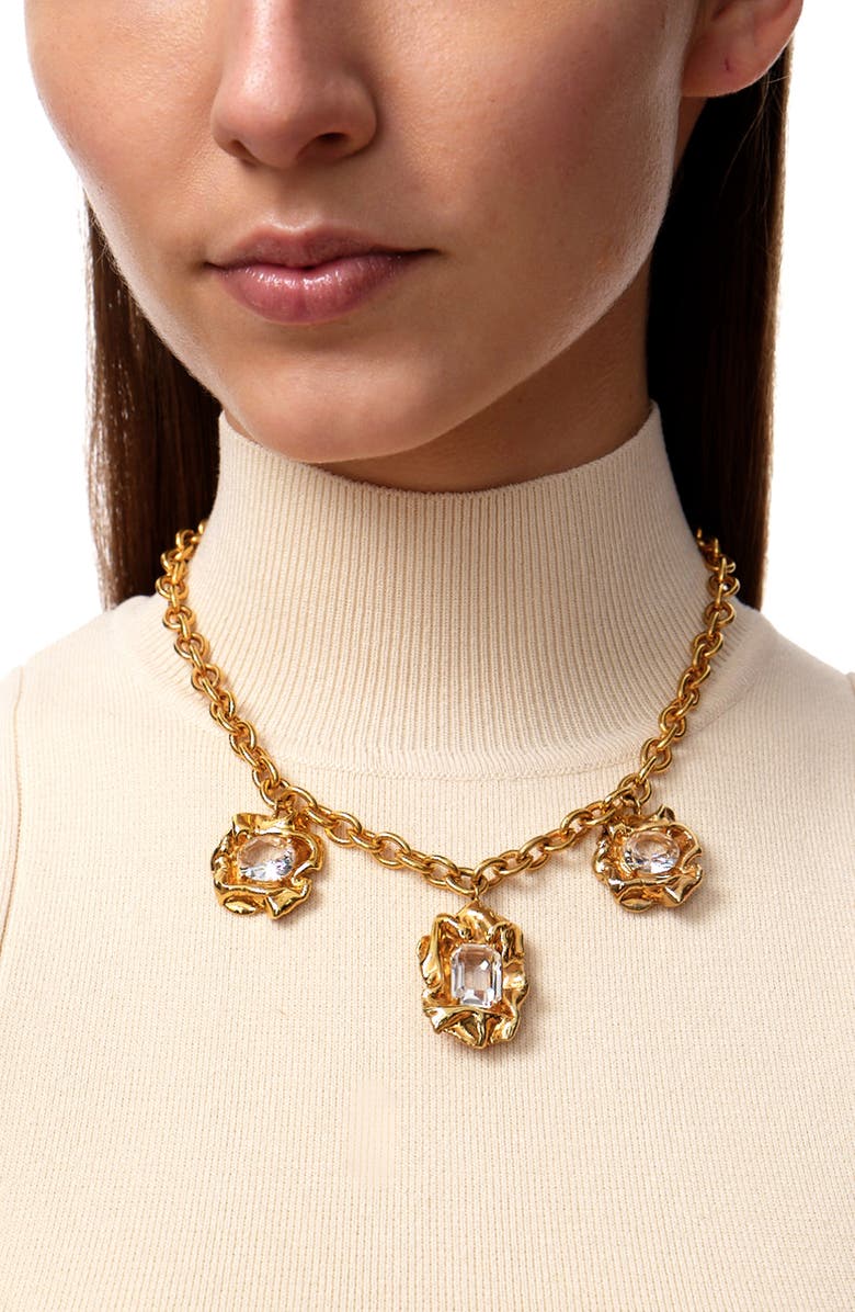 Sterling King Lolita Charm Necklace, Alternate, color, 