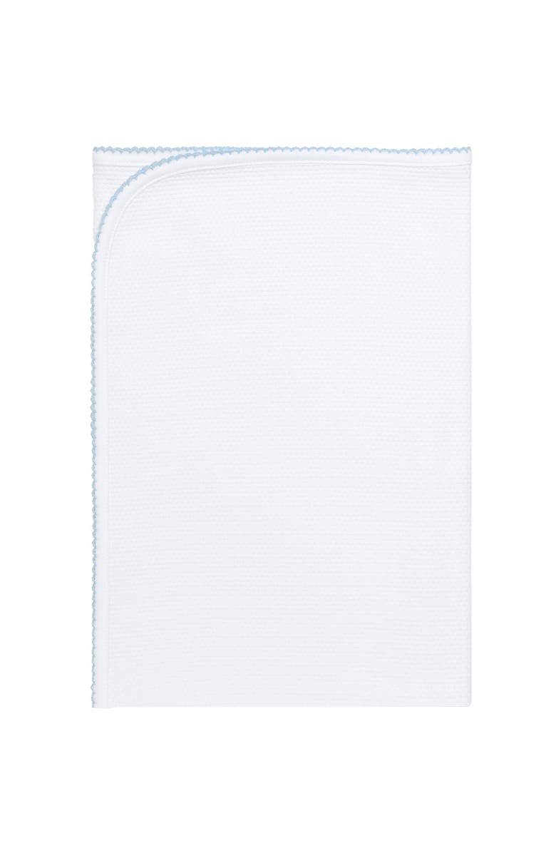 Nellapima White Bubble Baby Blanket - Baby, Alternate, color, White With Pink Trim