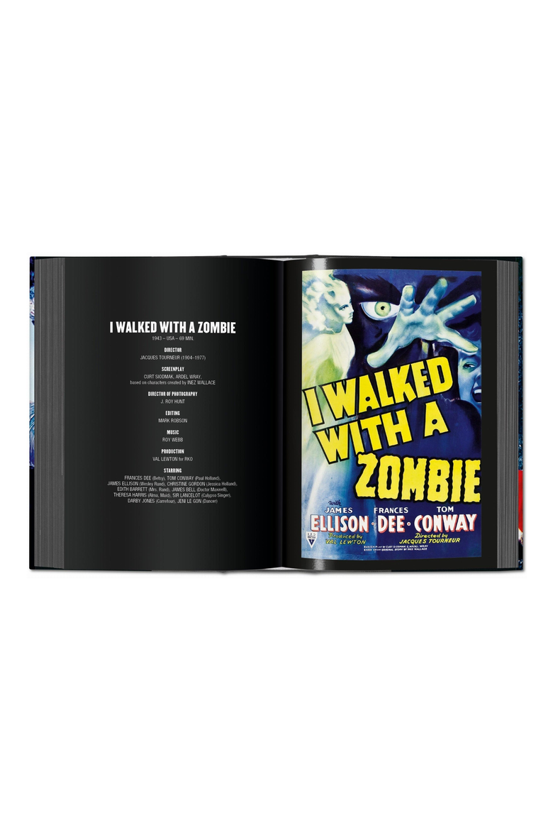 Horror Cinema Book, Alternate, color, Teal