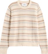 Corridor Stripe Pima Cotton & Linen Sweater