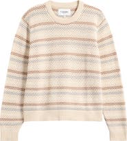 Corridor Stripe Pima Cotton & Linen Sweater