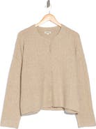 MAX STUDIO Waffle Knit Cardigan