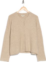 MAX STUDIO Waffle Knit Cardigan
