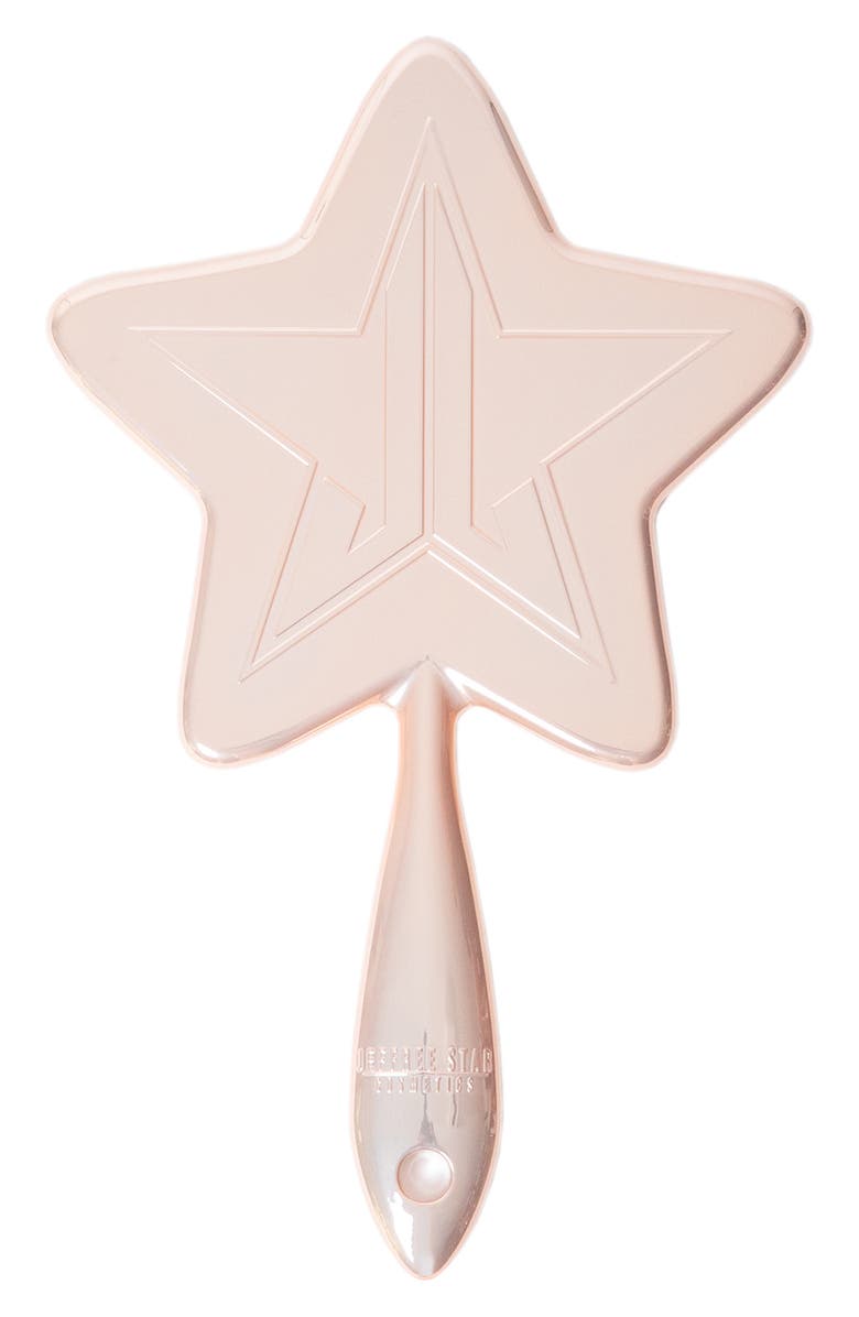 JEFFREE STAR COSMETICS Iridescent Light Nude Star Hand Mirror, Main, color,