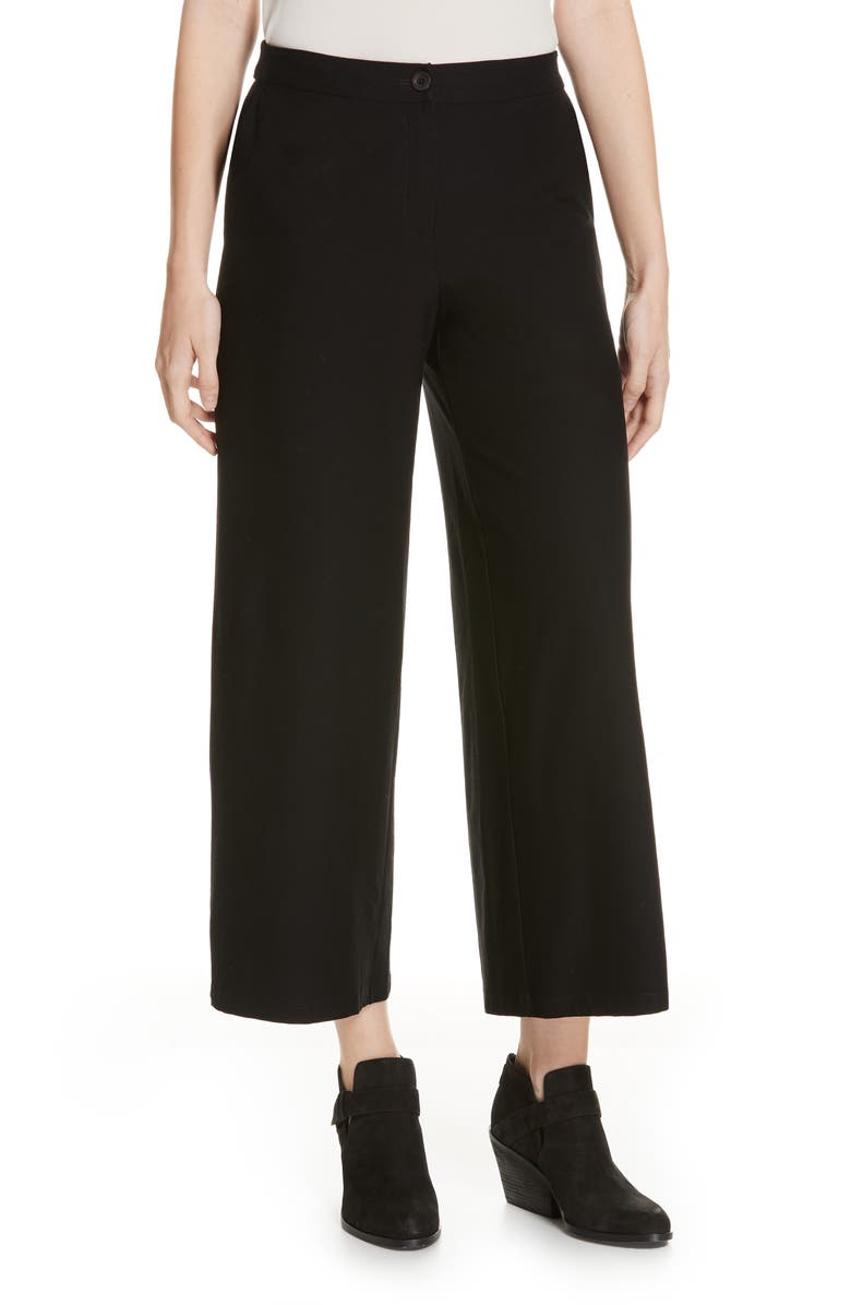 Eileen Fisher High Waist Ankle Pants, Main, color,