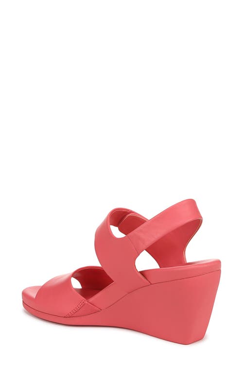 Naturalizer Imani Slingback Platform Wedge Sandal In Sunset Coral