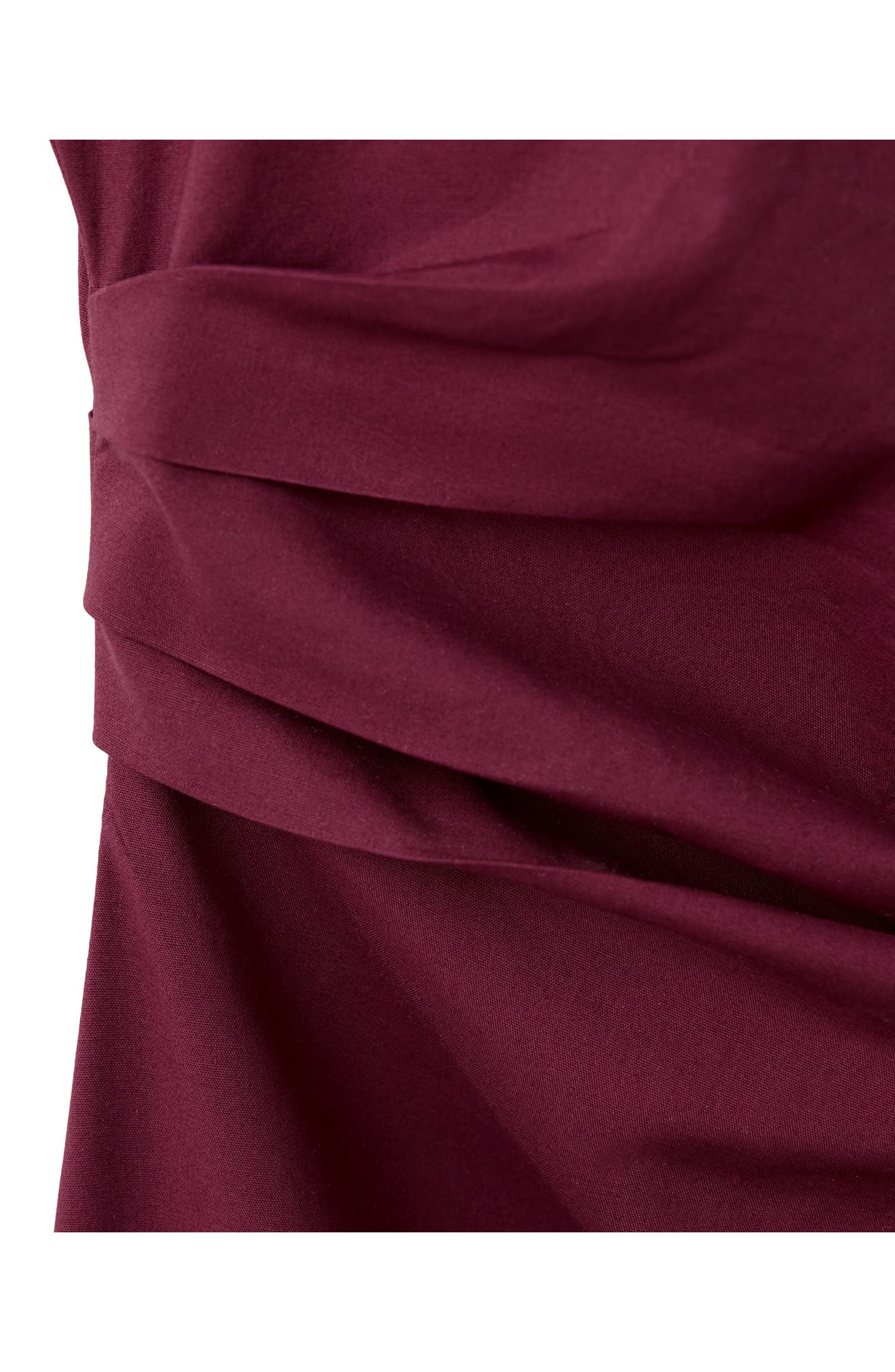 MANGO Pleated One-Shoulder Midi Dress (Women) | Nordstrom
