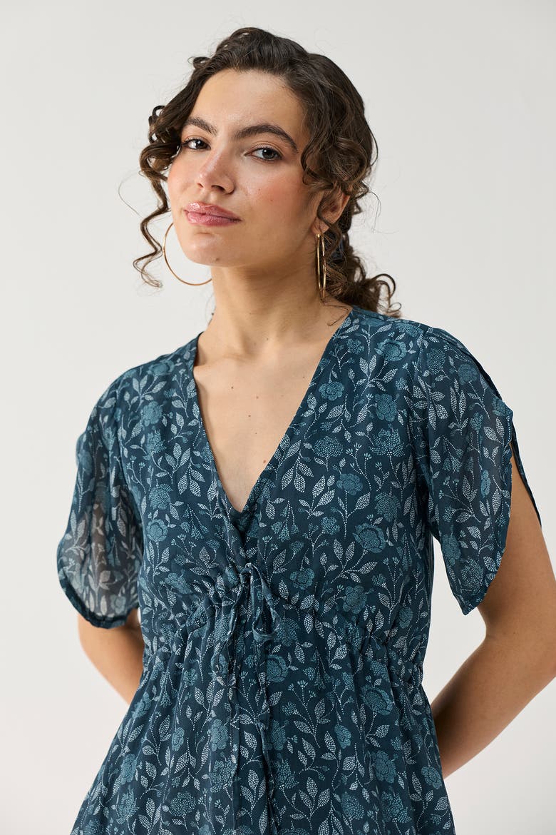 Perfect Resort Maxi Dress, Alternate, color, Peony Blues