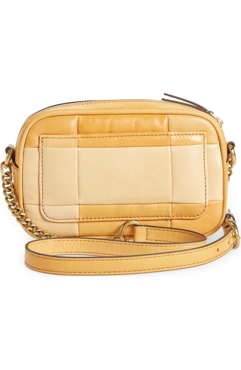 Tory Burch Kira Mini Leather Patchwork Camera Bag, Alternate, color,