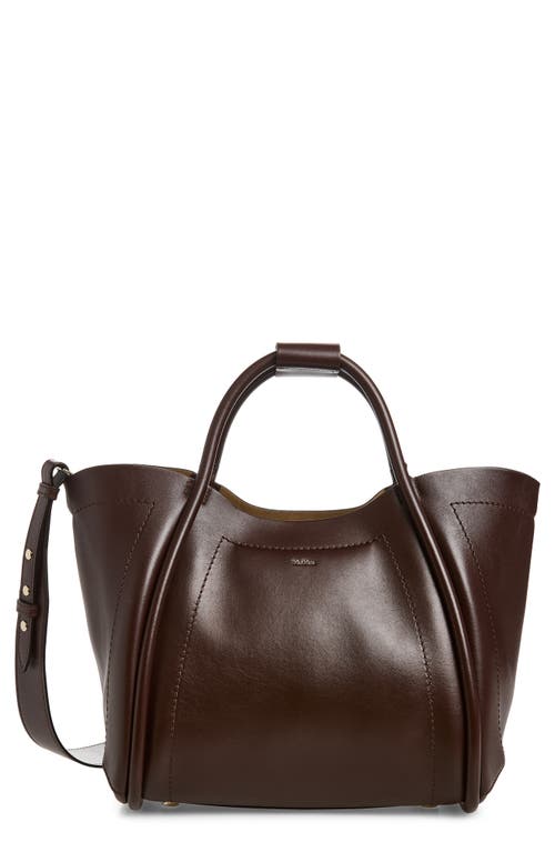 Max Mara Marins Leather Tote in Brown at Nordstrom