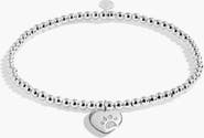 A Littles & Co A Little 'Pets Leave Pawprints On Our Hearts' Bracelet In Silver Plating