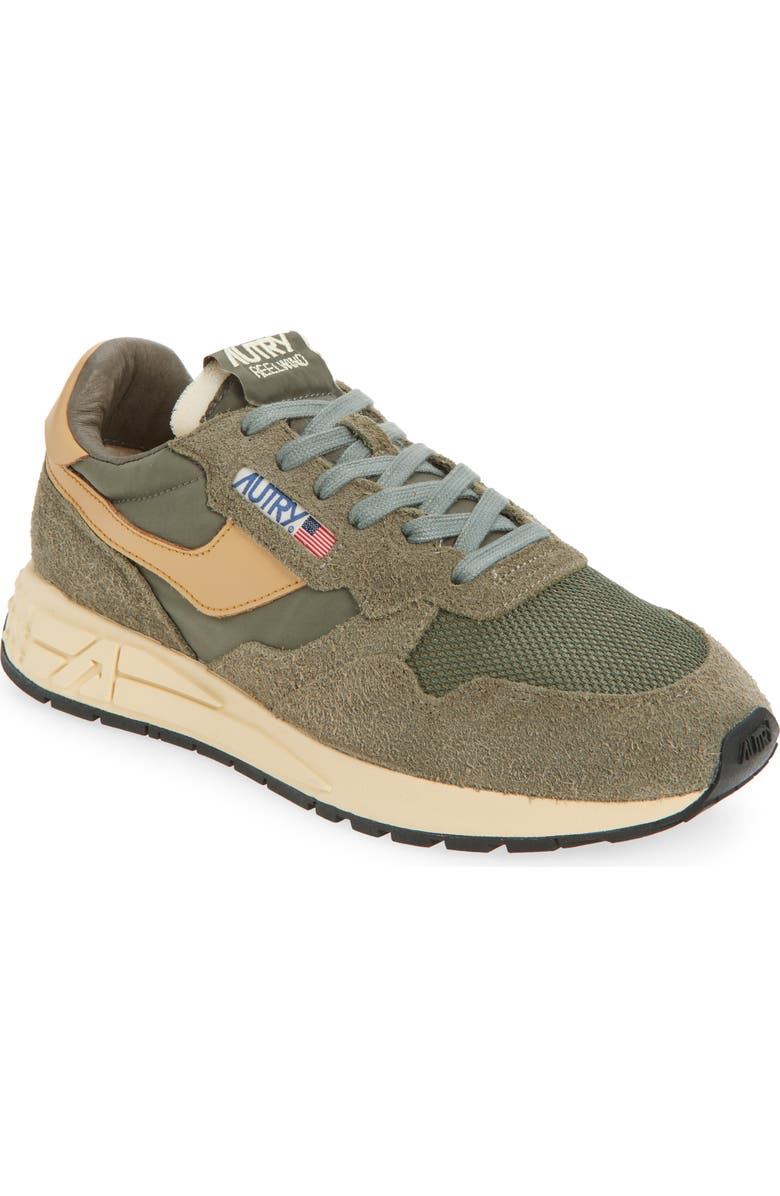 AUTRY Reelwind Low Sneaker, Main, color, Khaki/ Taffy