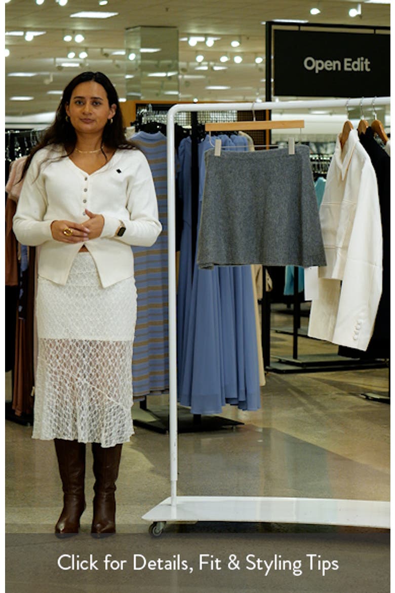 Flare Circle Sweater Miniskirt video