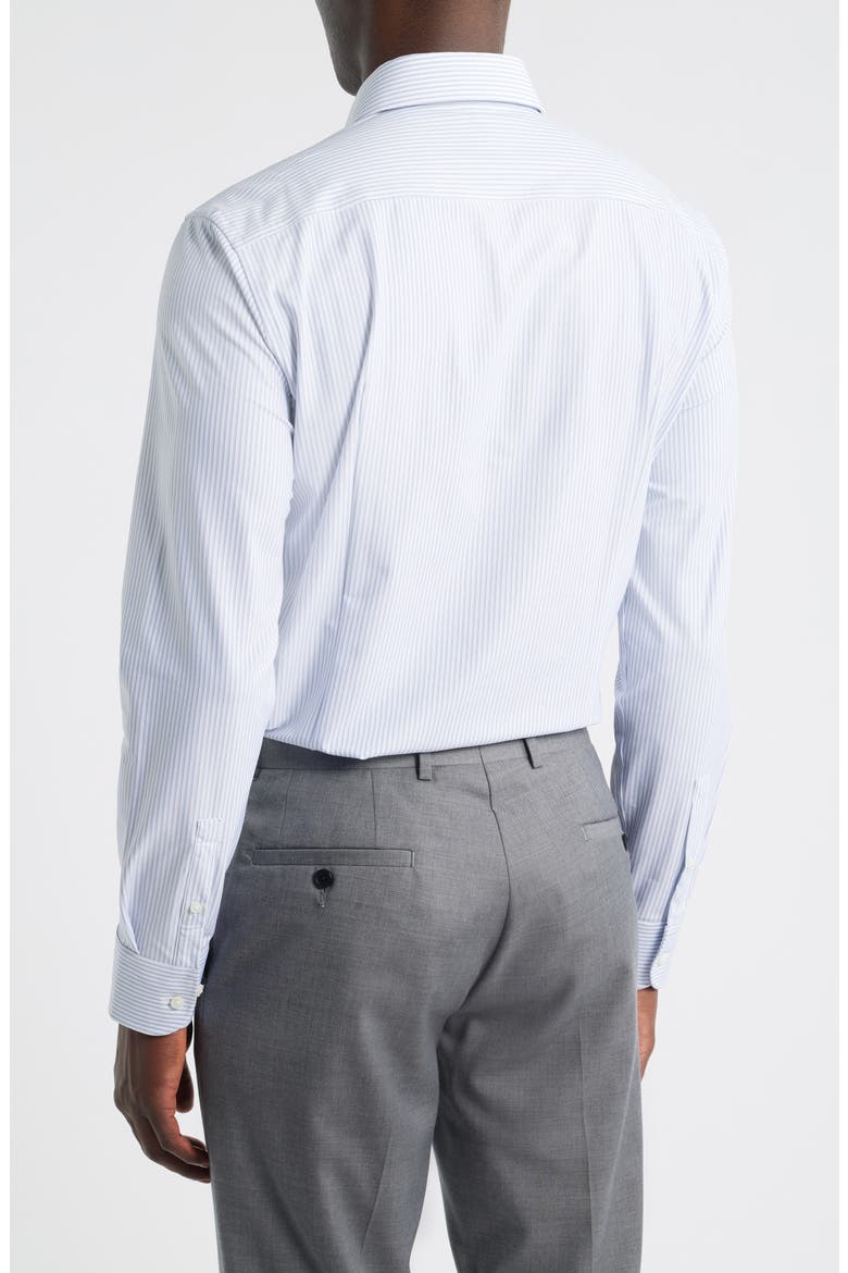 Hank Kent Slim Fit Performance Twill Dress Shirt, Alternate, color, LIGHT/ PASTEL BLUE