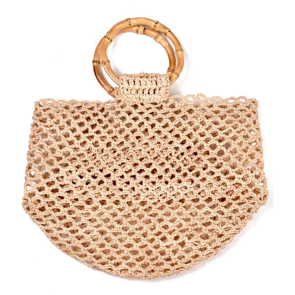 Adornia Raffia Tote Bag