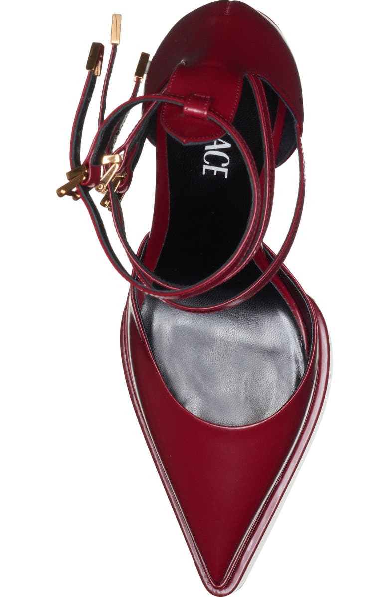 Versace Triple Strap Platform Pump, Alternate, color,