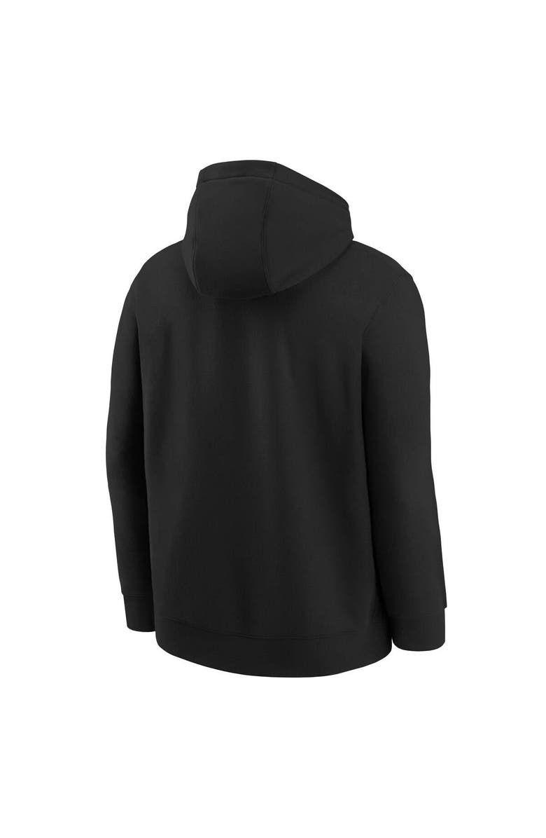 Nike Youth Nike Black Brooklyn Nets 2025/26 Club Fleece Practice Hoodie, Alternate, color, Black