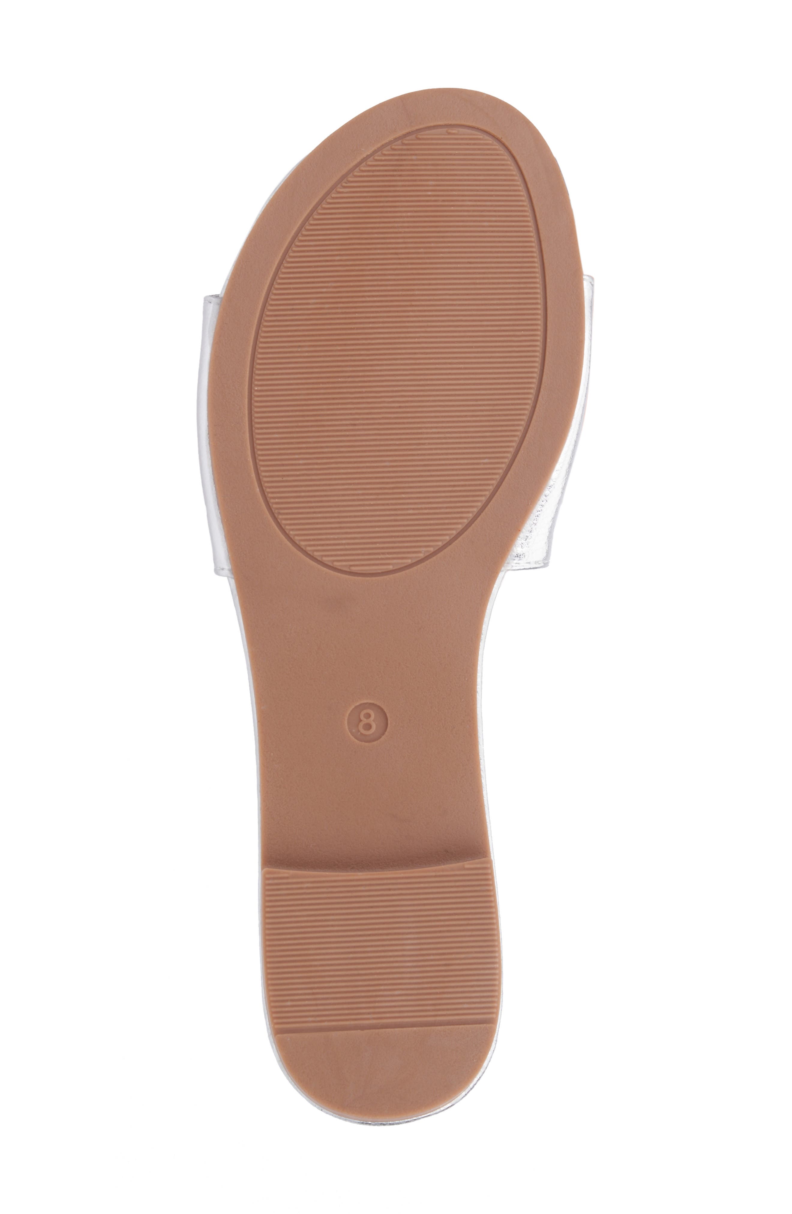 NEW YORK AND COMPANY Adelle Slide Sandal, Alternate, color, Silver