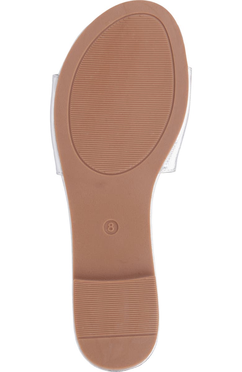 NEW YORK AND COMPANY Adelle Slide Sandal, Alternate, color, Silver