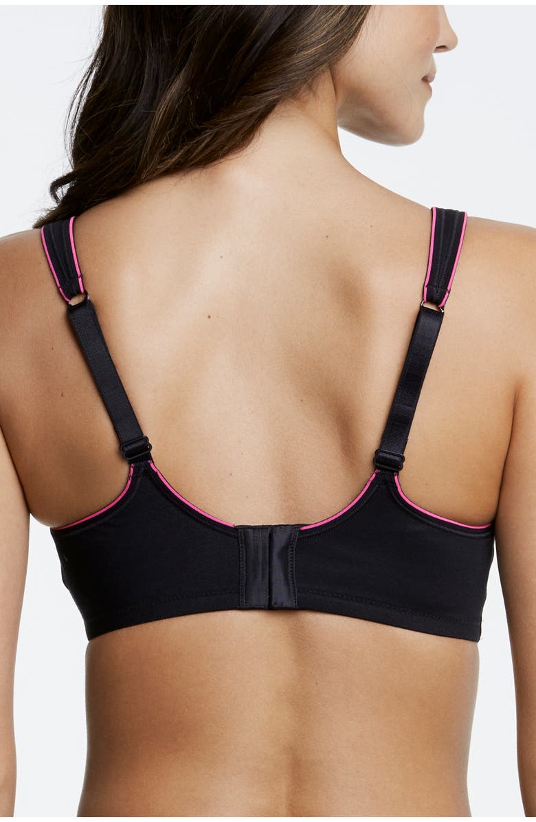 Dominique Intimates Zoe Pro Max High Impact Convertible Racerback T-Strap Bra, Alternate, color, Black
